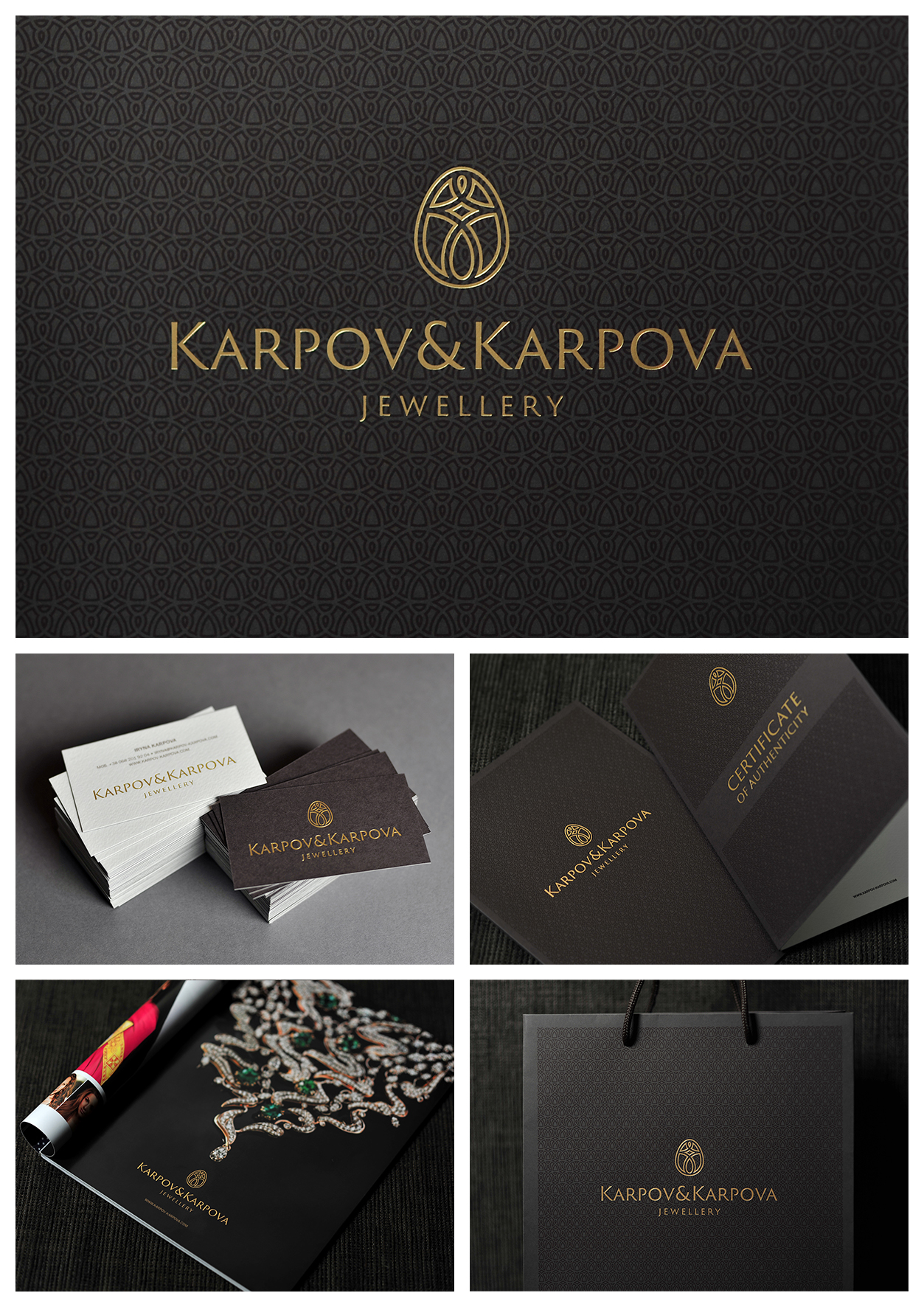 Фірмовий стиль для Karpov & Karpova jewellery